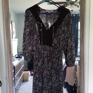 Ruff Hewn maxi dress with 3/4 sleeve